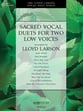 Sacred Vocal Duets for Two Low Voices Vocal Solo & Collections sheet music cover
